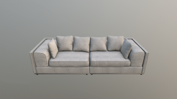 Modern Sofa with 3D View & Augmented Reality