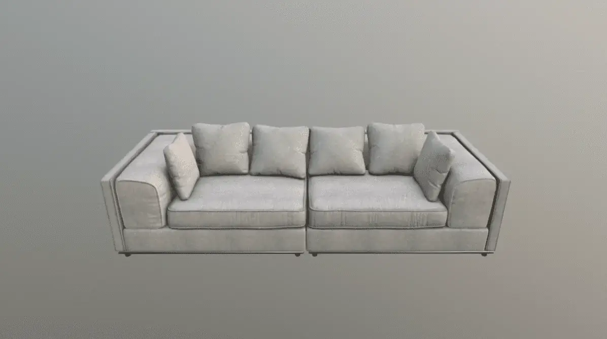 Modern Sofa with 3D View & Augmented Reality