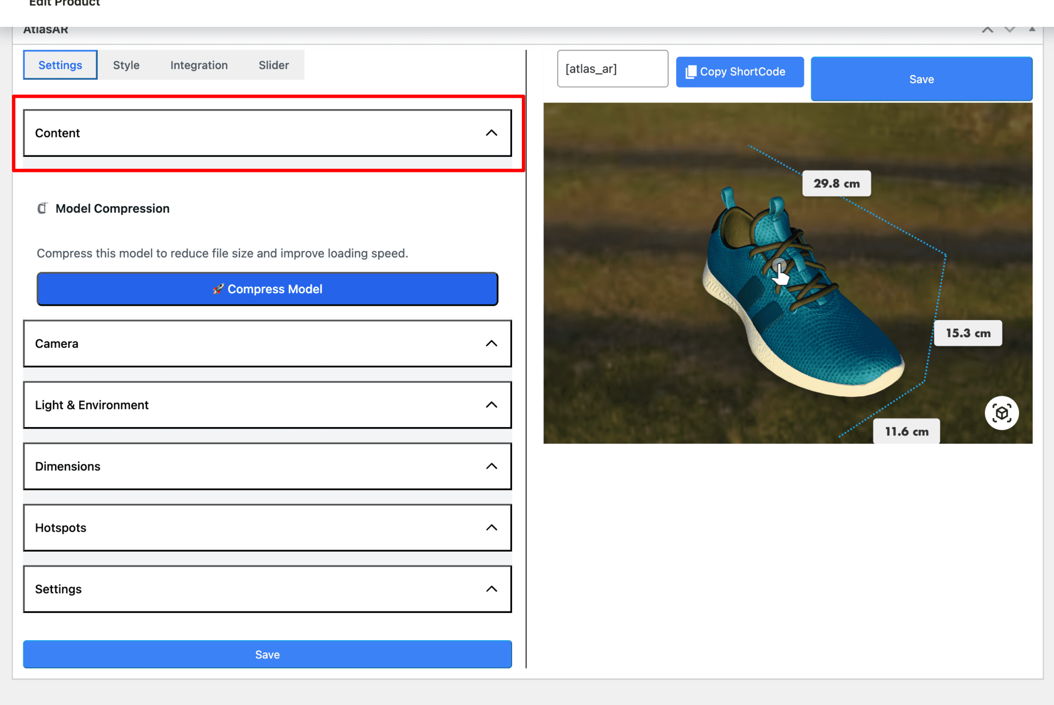 How to set-up the variants on woocommerce by AtlasAR WordPress 3D Model ...